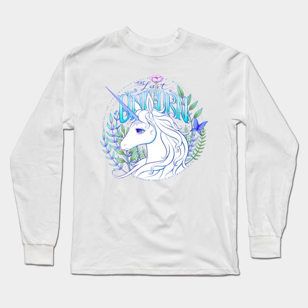 The Last Unicorn Long Sleeve T-Shirt by LEvans